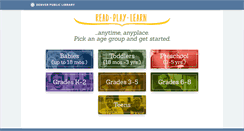 Desktop Screenshot of kids.denverlibrary.org