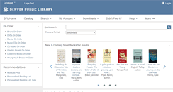 Desktop Screenshot of mycard.denverlibrary.org